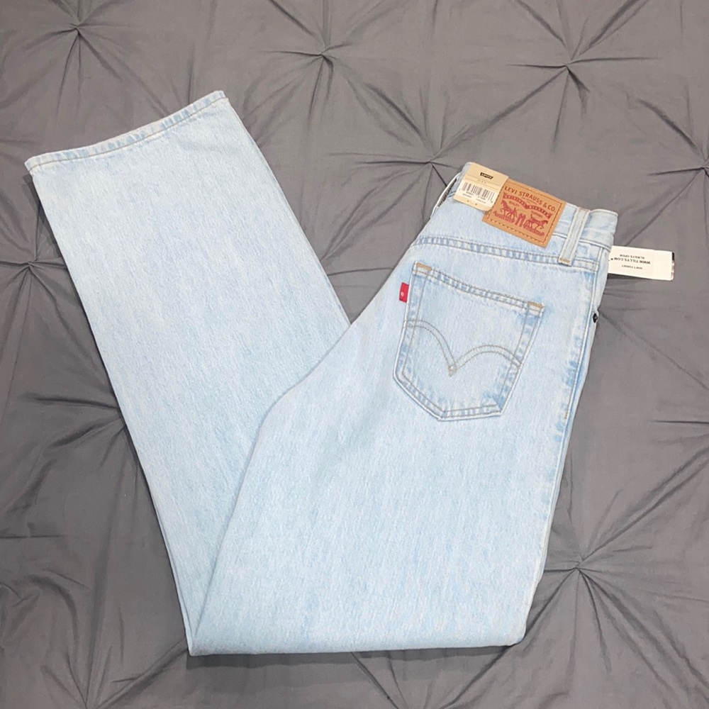Levi’s High wasted Straight Blue Jeans